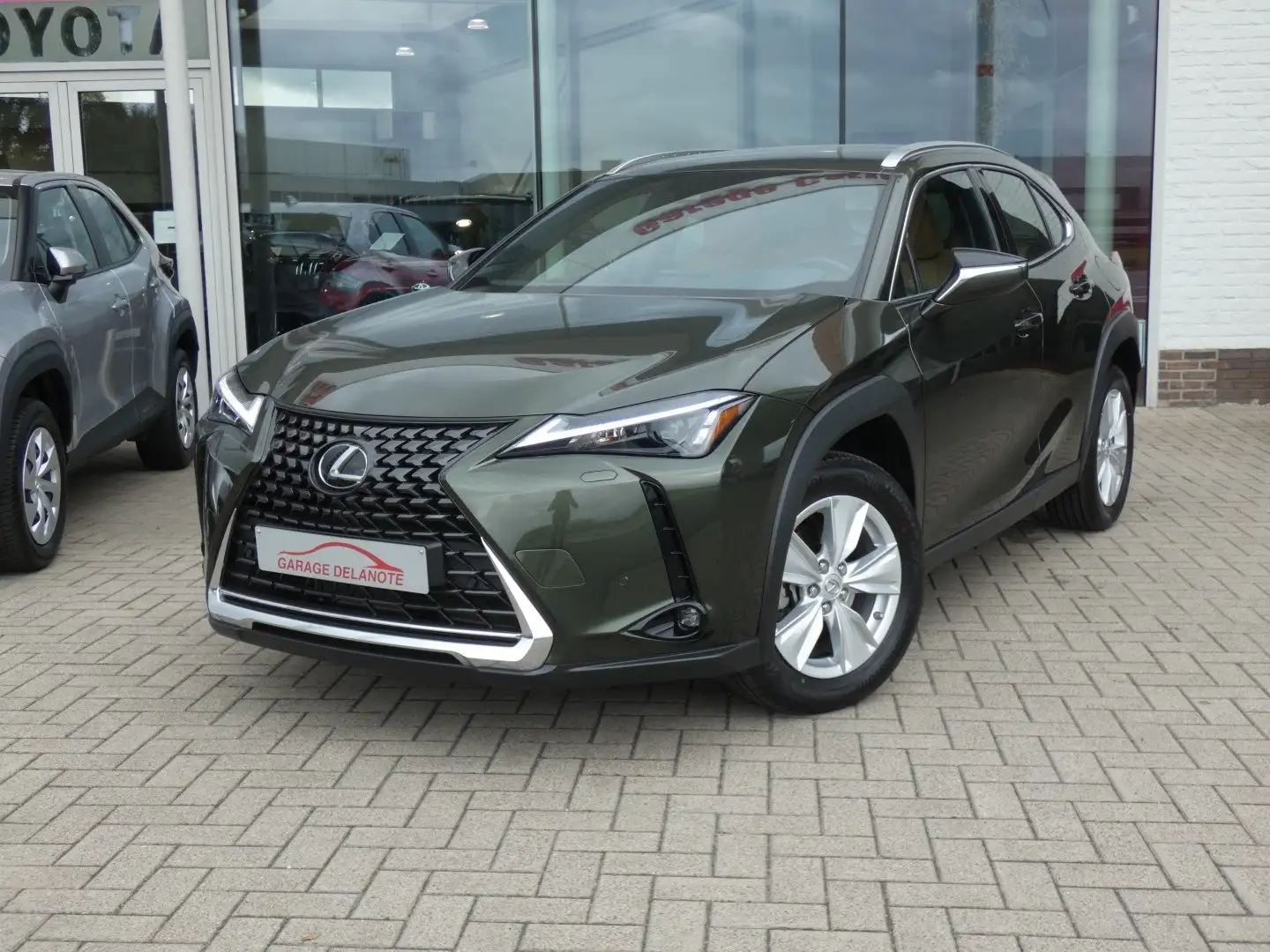 Lexus UX 250h HYBRID +COGNAC LEDER +Zetelverwarming +Dodehoek Groen - 2