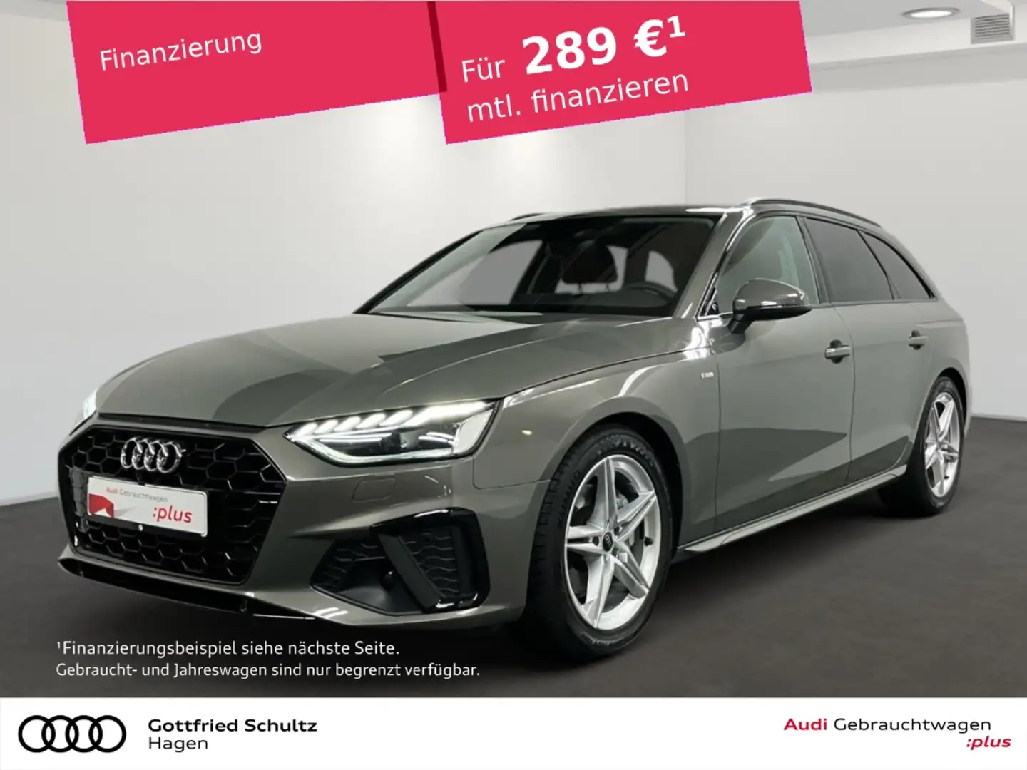 Audi A4 Avant 40 TFSI S-tronic MATRIX NAV KAMERA S line Grau - 1