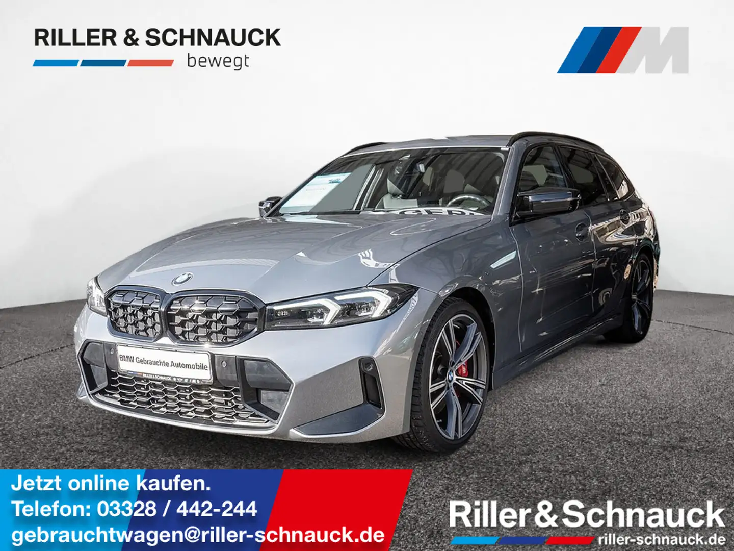 BMW 340 Mi Touring xDrive SHZ KAMERA NAVI HUD LED Grau - 1