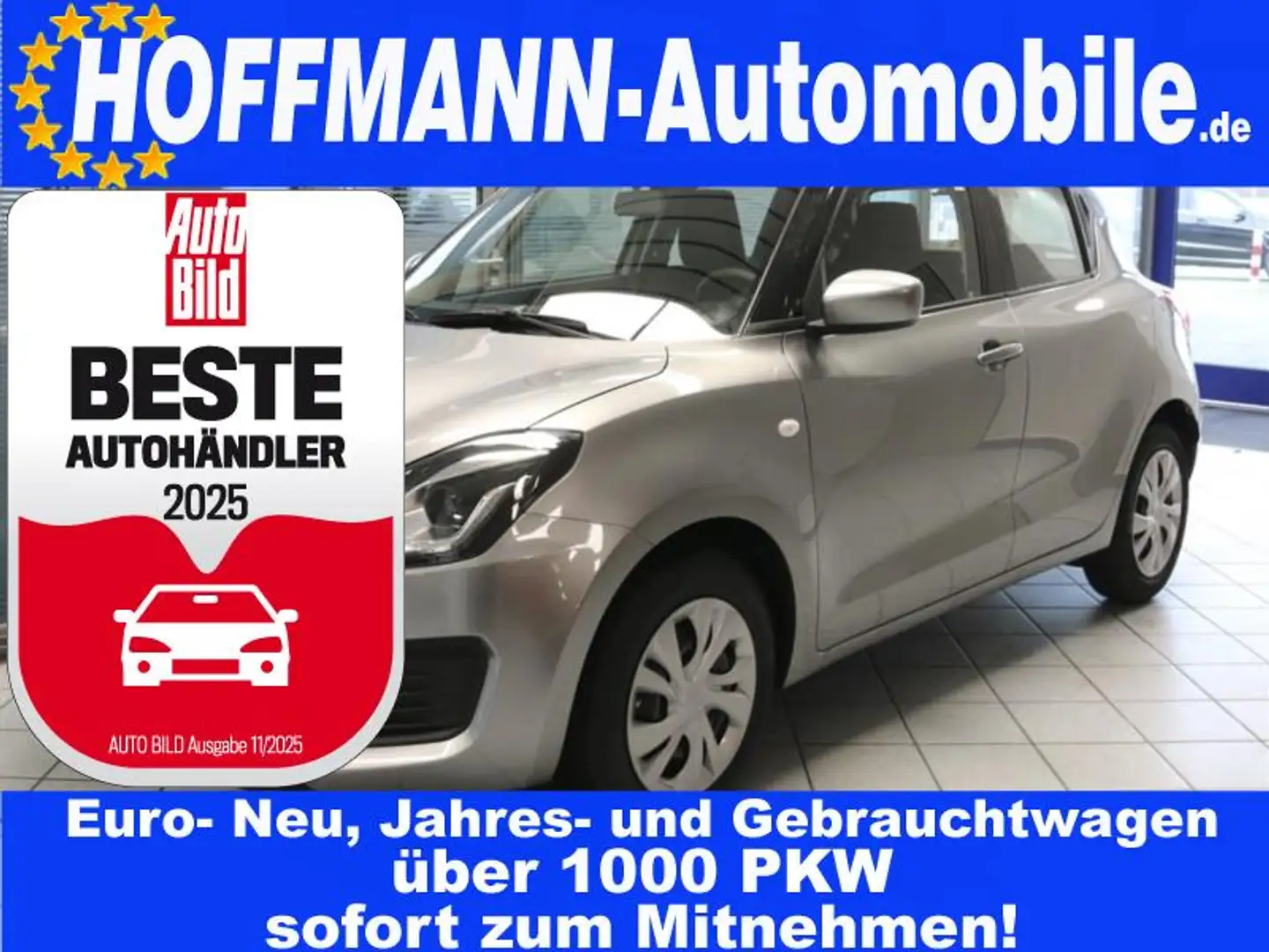 Suzuki Swift Klima,ACC,Hi/Low-LED-Scheinwerfer,CD srebrna - 1