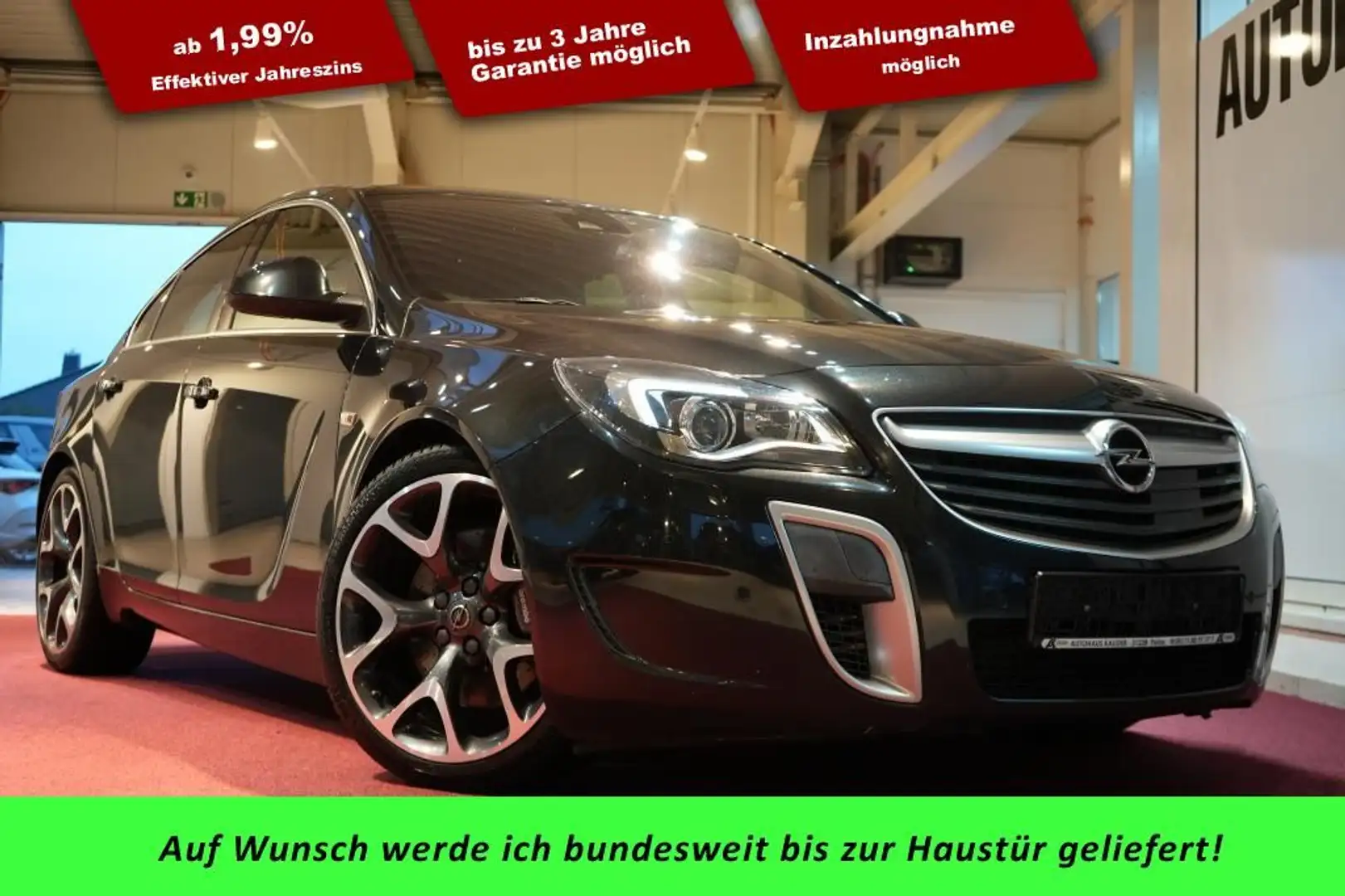 Opel Insignia 2.8 V6 Turbo 4x4 OPC *LED*Navi*Kamera* Negro - 1