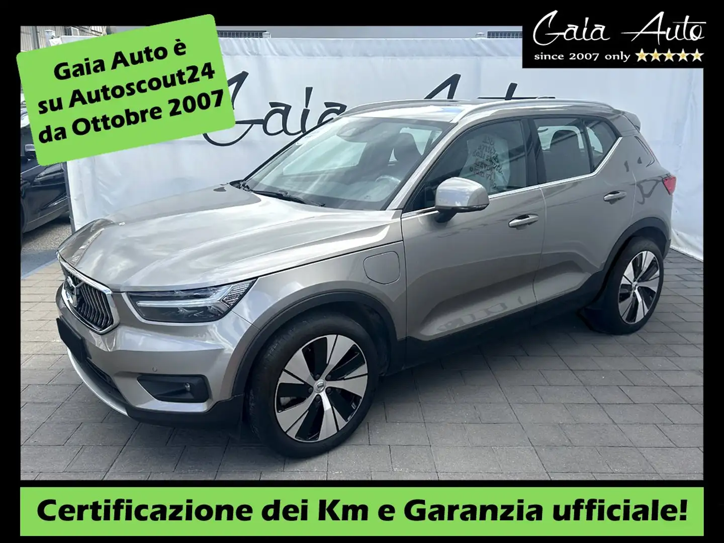 Volvo XC40 1.5 T4 PLUG-IN (129CV+82CV) phev Inscription Nero - 1