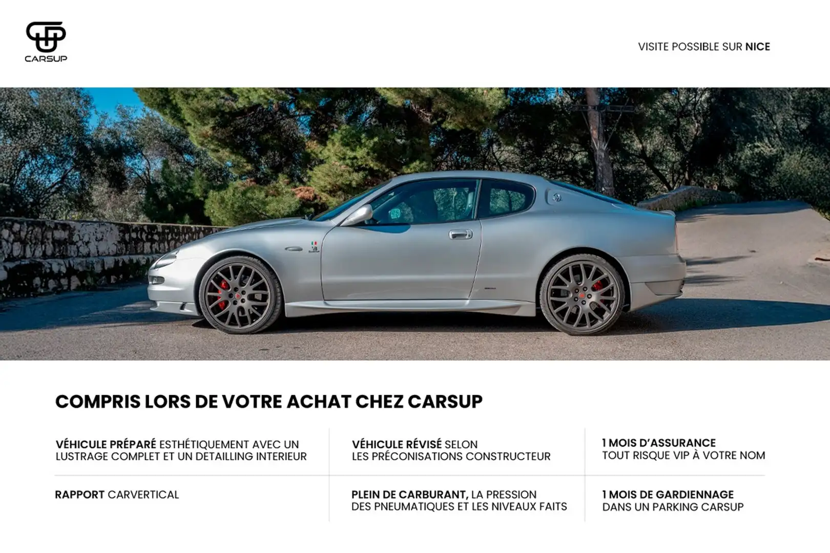 Maserati GranSport 4.2 V8 400 Gris - 2