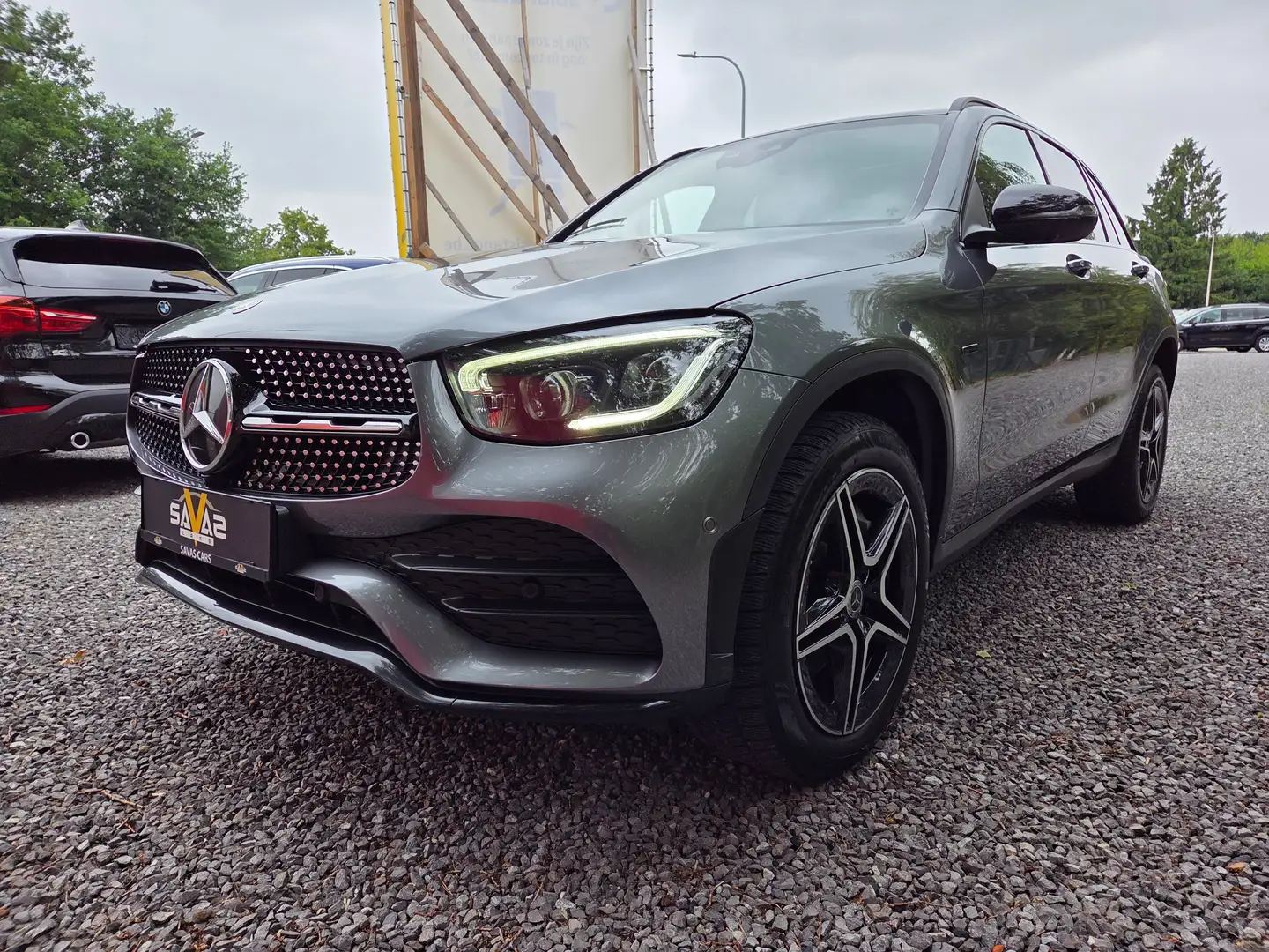 Mercedes-Benz GLC 300 de 4-Ma PHEV Business Solution/AMG-LINE/PANO/360 Gris - 2