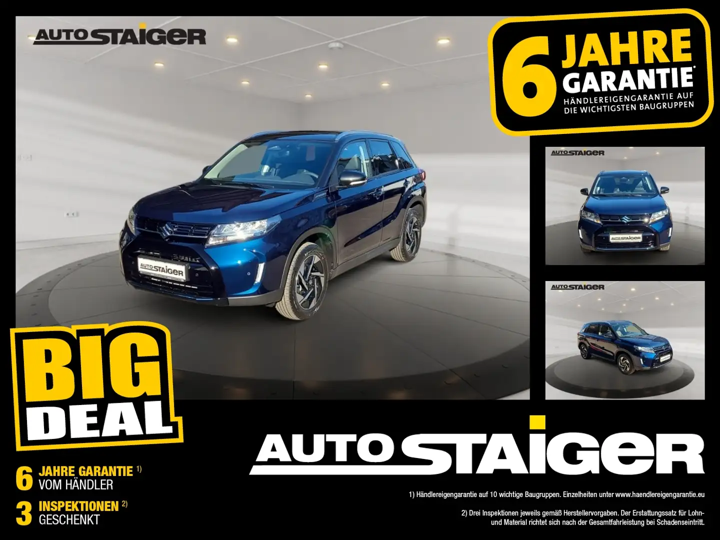 Suzuki Vitara 1.5 Comfort+ Anhängerkupplung*Panoramaglas Blau - 1