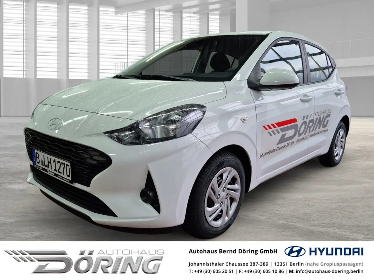 Hyundai i10 FL Select 1.0 Schaltwagen 63PS Navigation Weiß - 1
