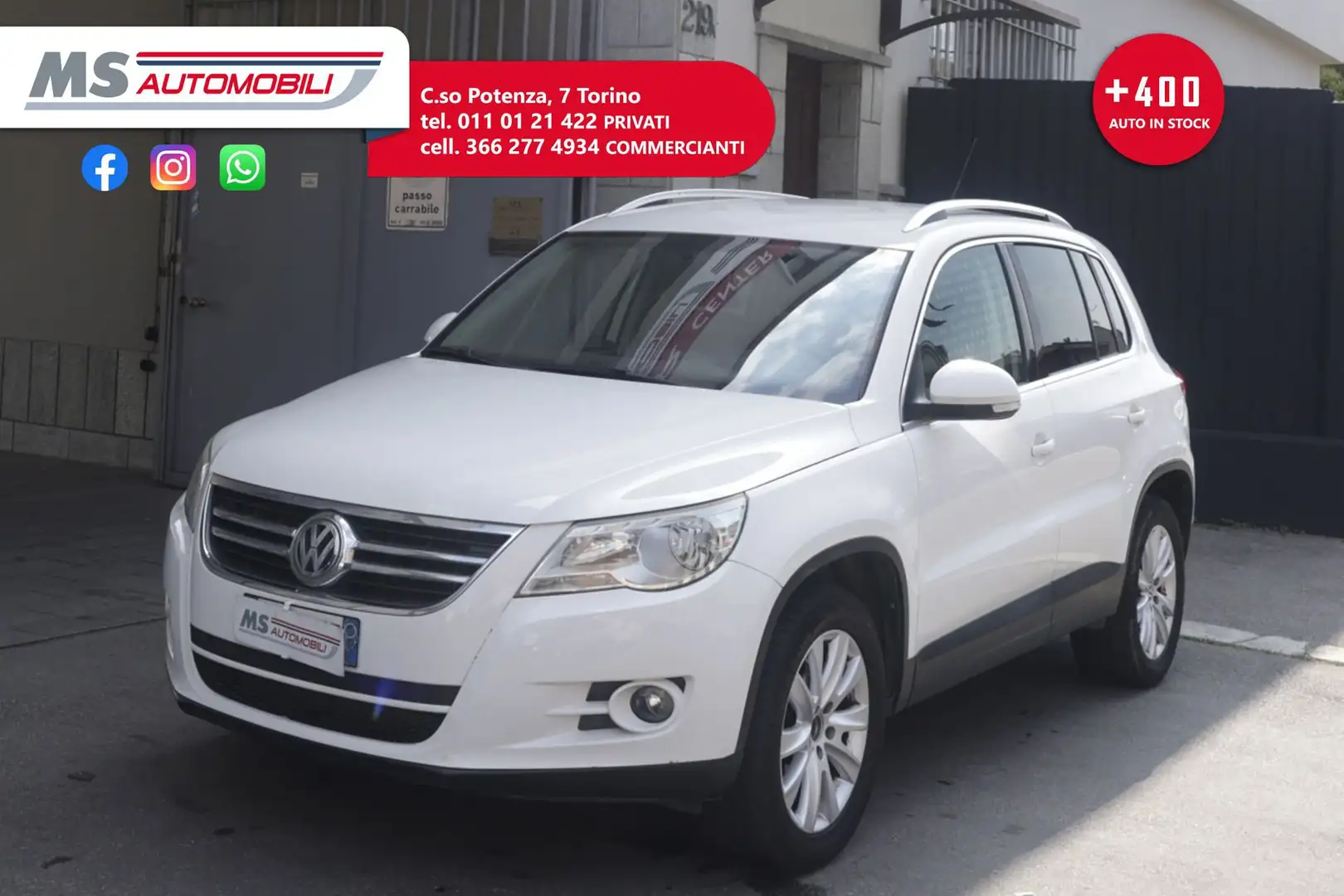 Volkswagen Tiguan Volkswagen Tiguan 2.0 TDI DPF 4motion Trend & Fun Bianco - 1