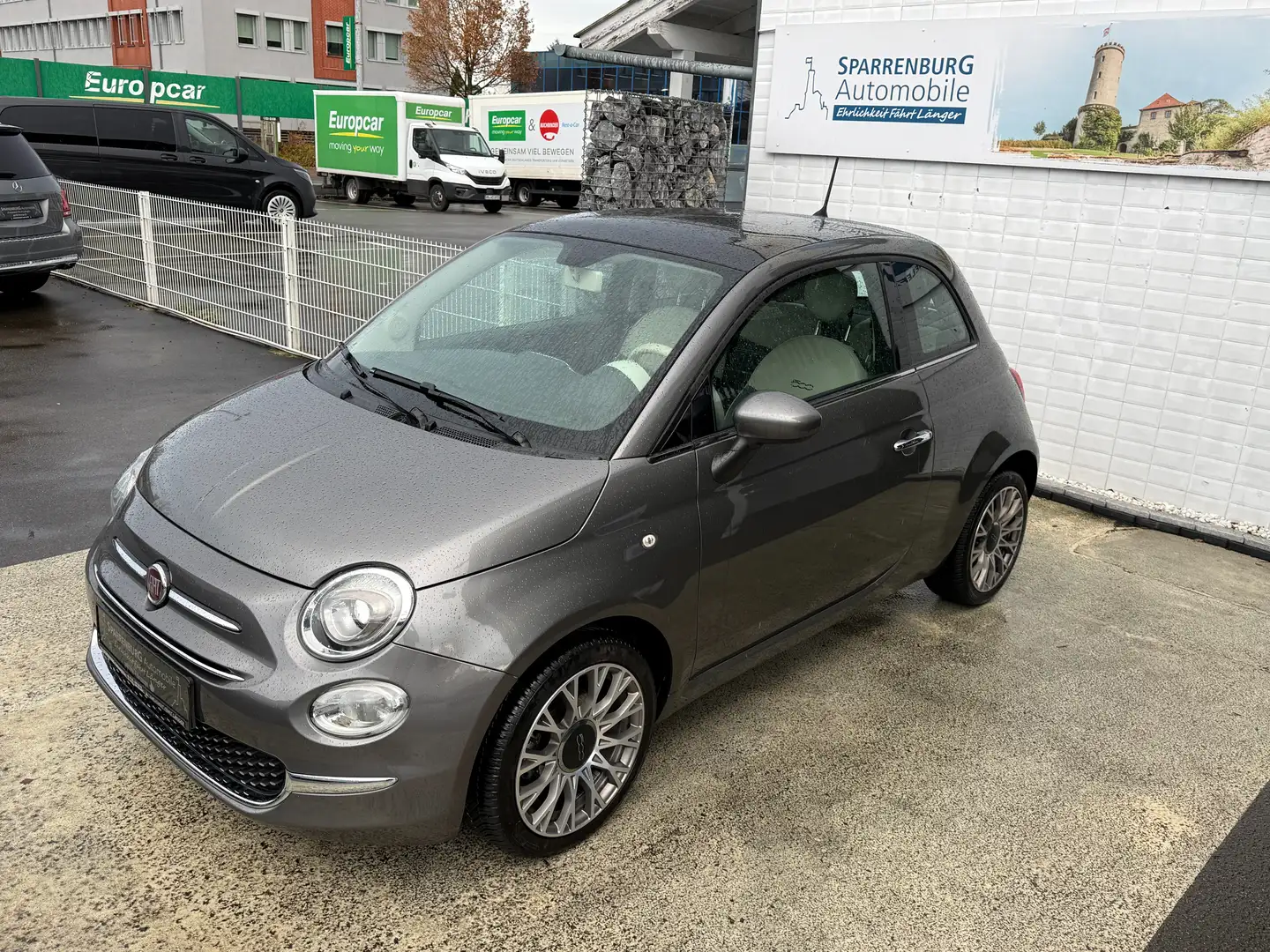 Fiat 500 Panoramadach| Sonderlack| Retro-Sitze| Tempomat Grau - 2