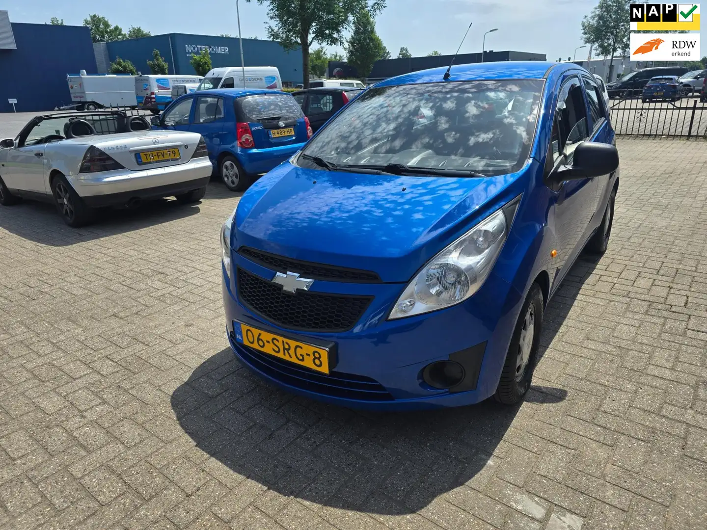 Chevrolet Spark 1.0 16V LS Bi-Fuel Bleu - 1