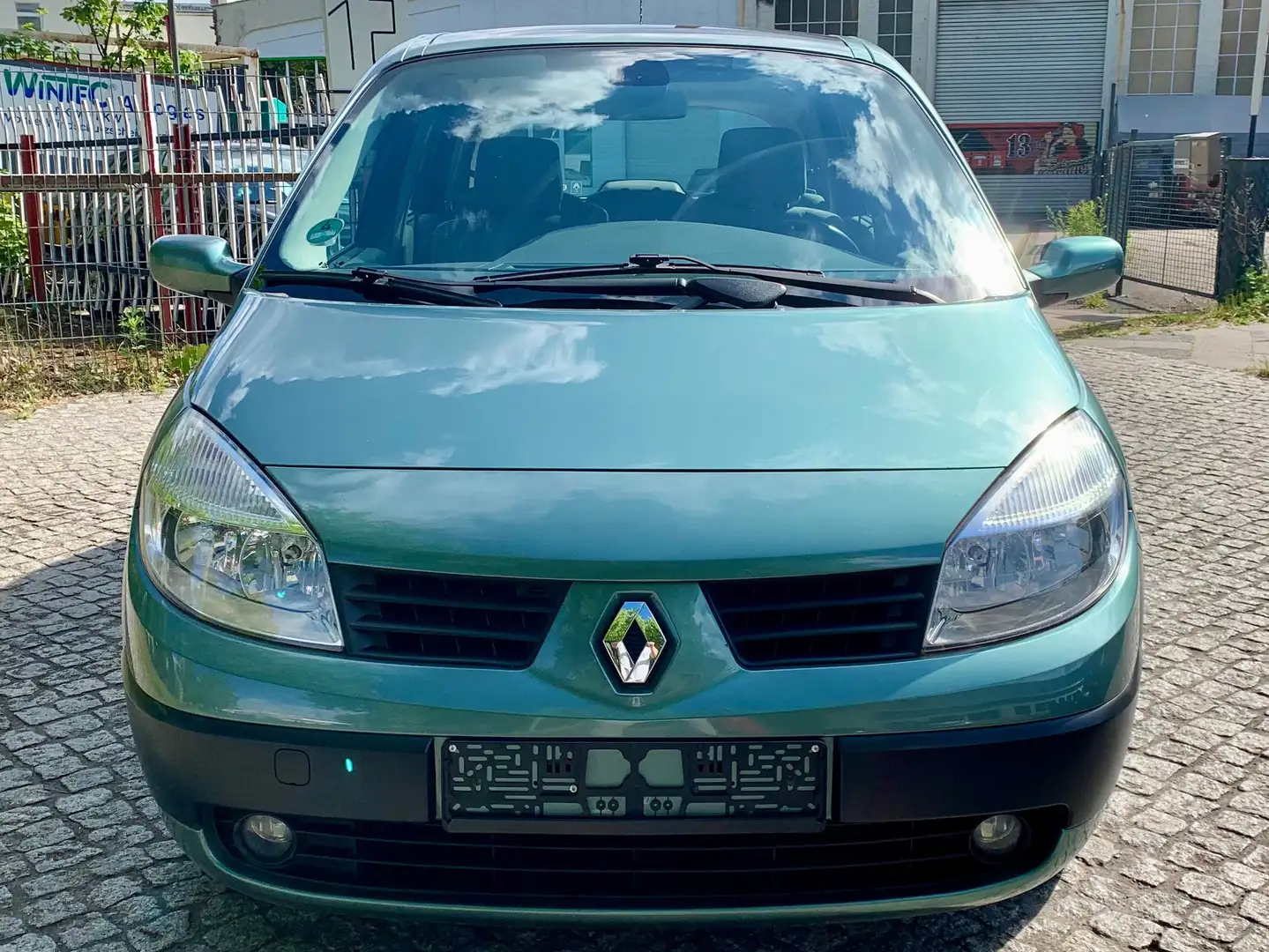 Renault Scenic 1.6 16V Avantage 2*1.HAND*Panoramadach*Klima*Sitzh Green - 2