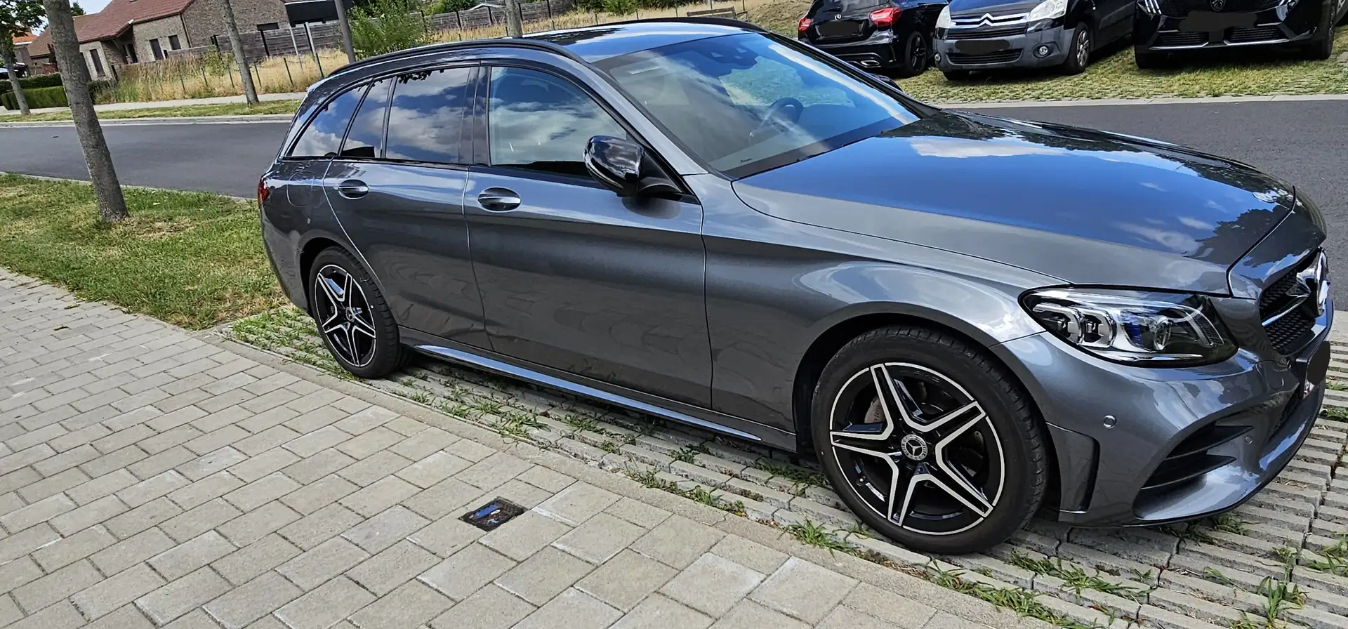 Mercedes-Benz C 180 C 180 d T 9G-TRONIC AMG Line Gris - 2