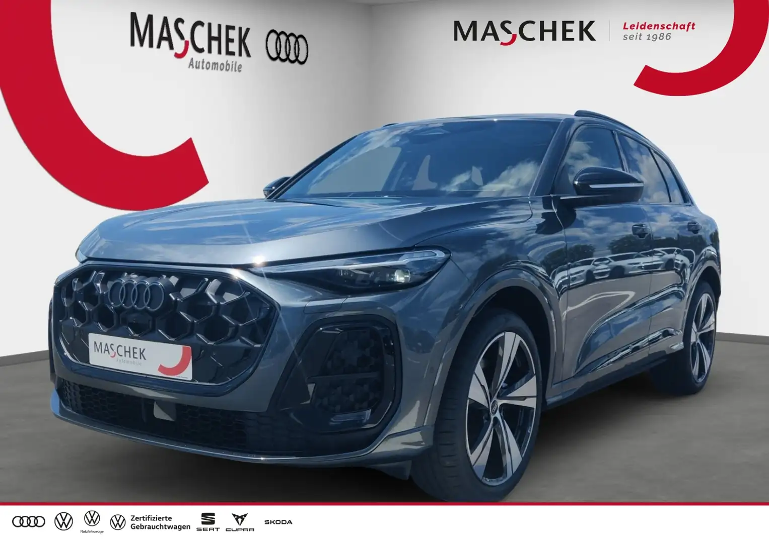 Audi SQ5 TFSI AHK Pano Luftfed 21Zoll TechPlus Matrix HuD b Grau - 1