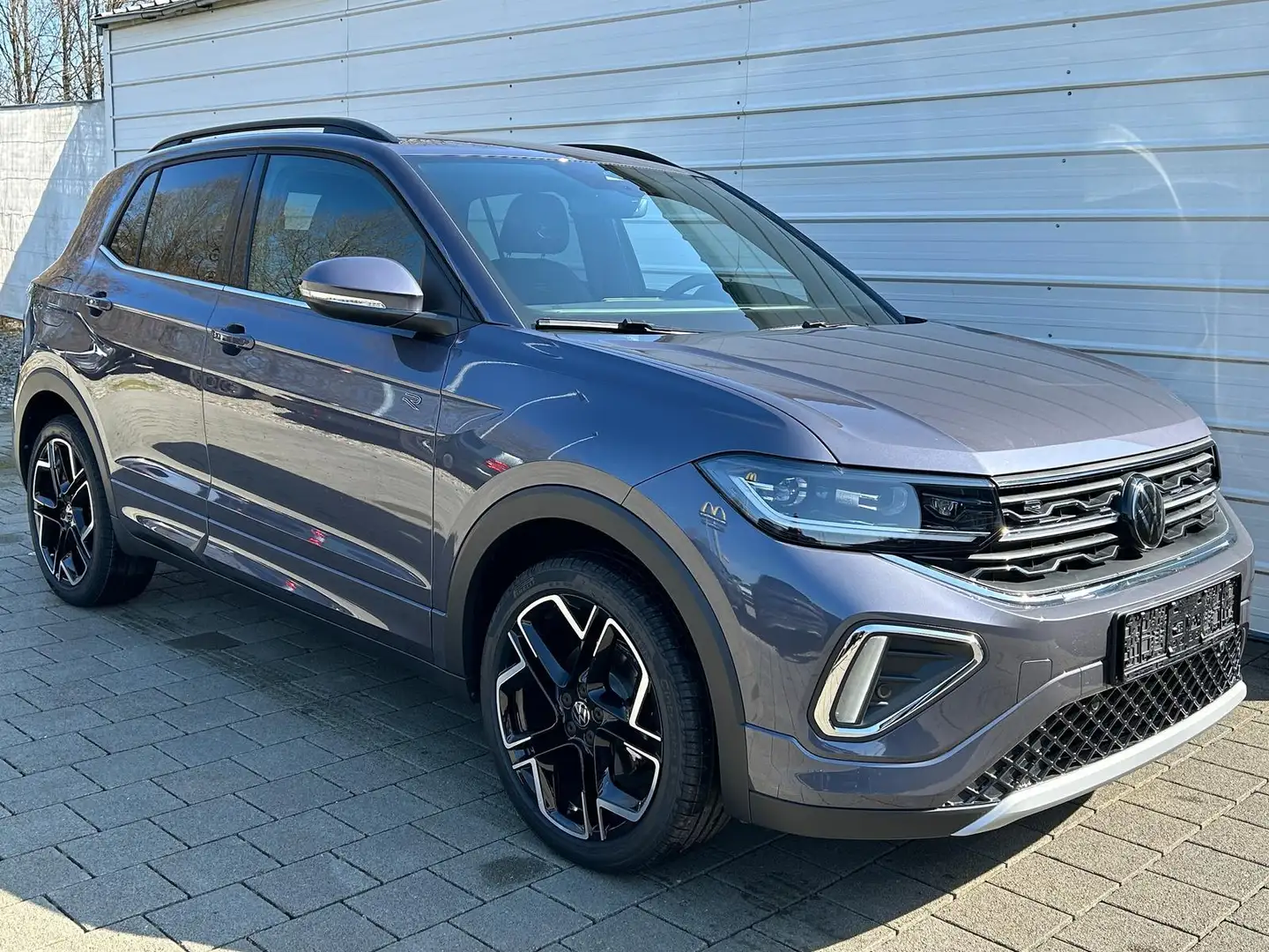 Volkswagen T-Cross R-Line 1.0 TSI DSG AHK*Android Auto*SHZ*Matrix-... Grau - 1