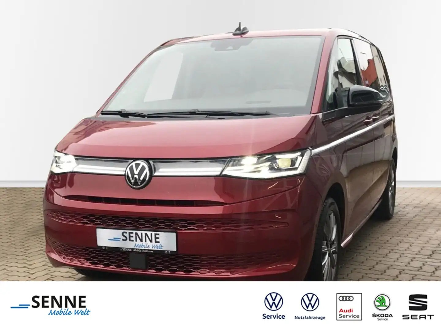 Volkswagen T7 Multivan Multivan T7 1.4 DSG Style eHybrid,AHK,Matrix,ACC Rot - 1