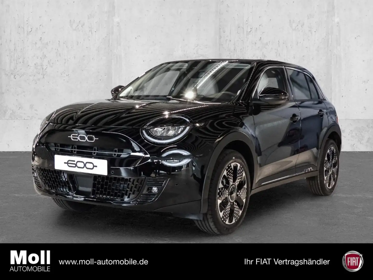 Fiat 600 La Prima Hybrid DCT Navi Massage Sitz LED Zwart - 1