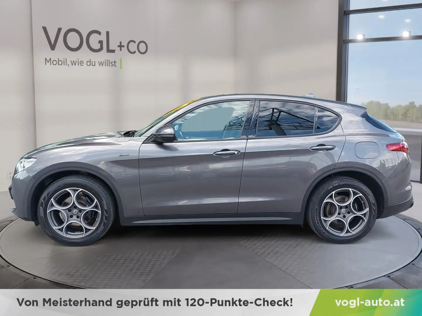 Alfa Romeo Stelvio Sprint 2,0 16V 200 AT8 Q4 Grau - 2