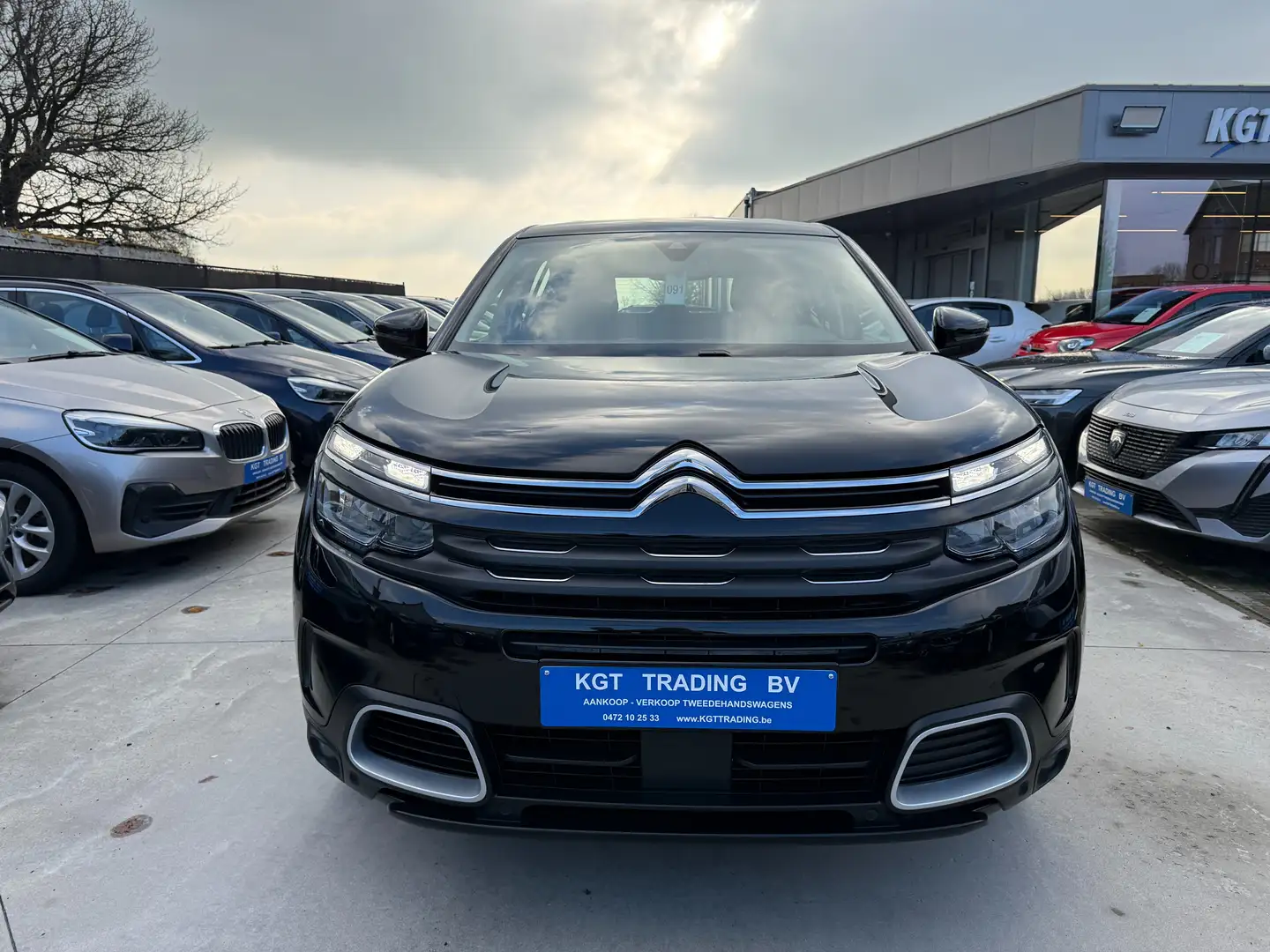 Citroen C5 Aircross 1.2i 130PK NAVIGATIE LEDER CAMERA CARPLAY DAB PDC Zwart - 2