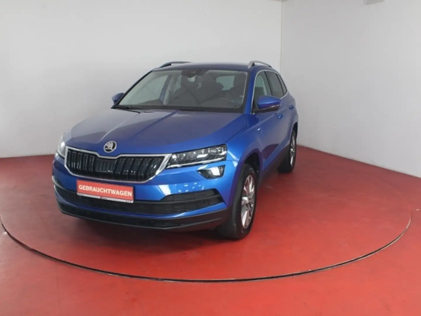 Skoda Karoq Clever 2.0TDI DSG 302,-ohne Anzahlung Standh. ACC Blau - 1
