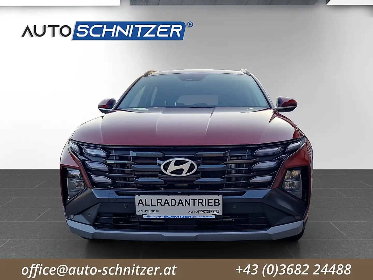 Hyundai TUCSON Tucson 1,6 T-GDI HEV 4WD Jubilé Aut. Rot - 2