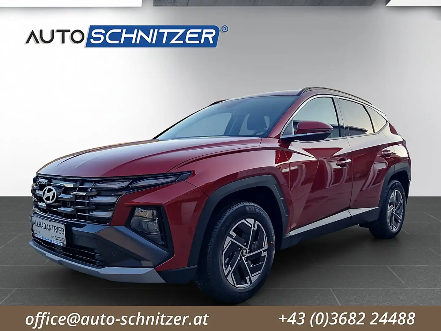 Hyundai TUCSON Tucson 1,6 T-GDI HEV 4WD Jubilé Aut. Rot - 1