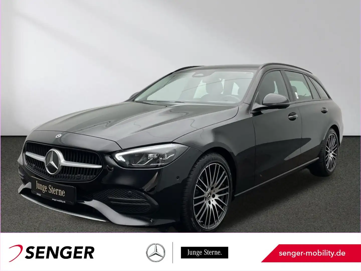 Mercedes-Benz C 180 T Navi LED E-Heckklappe Rückfahrkamera Zwart - 1