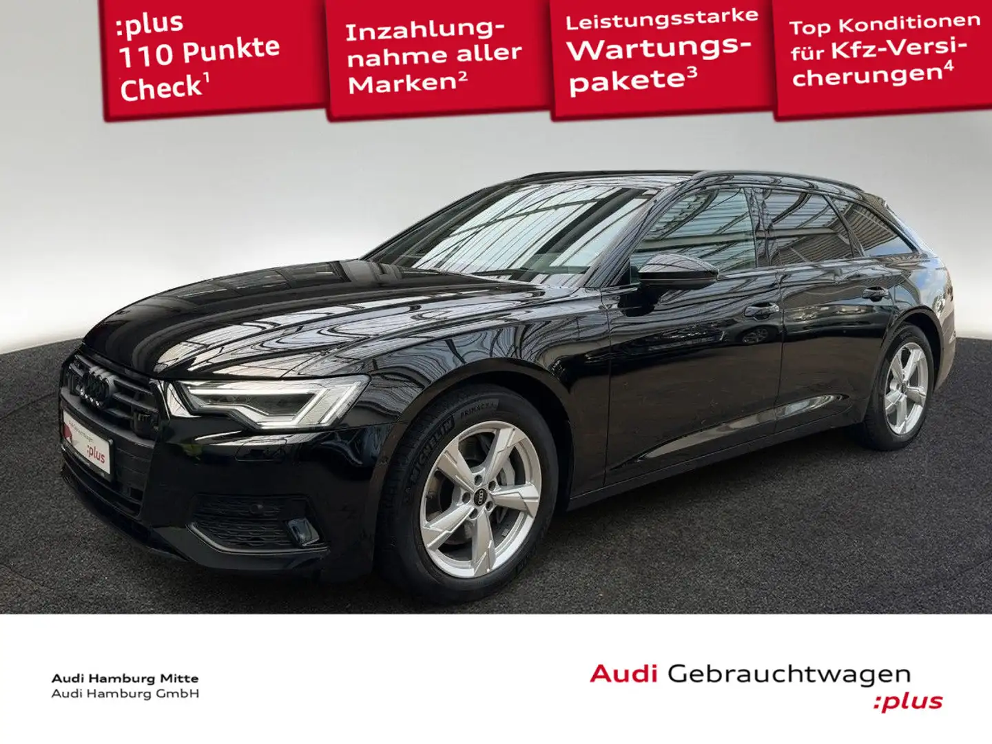 Audi A6 50 TDI sport quattro tiptronic Matrix H Schwarz - 1