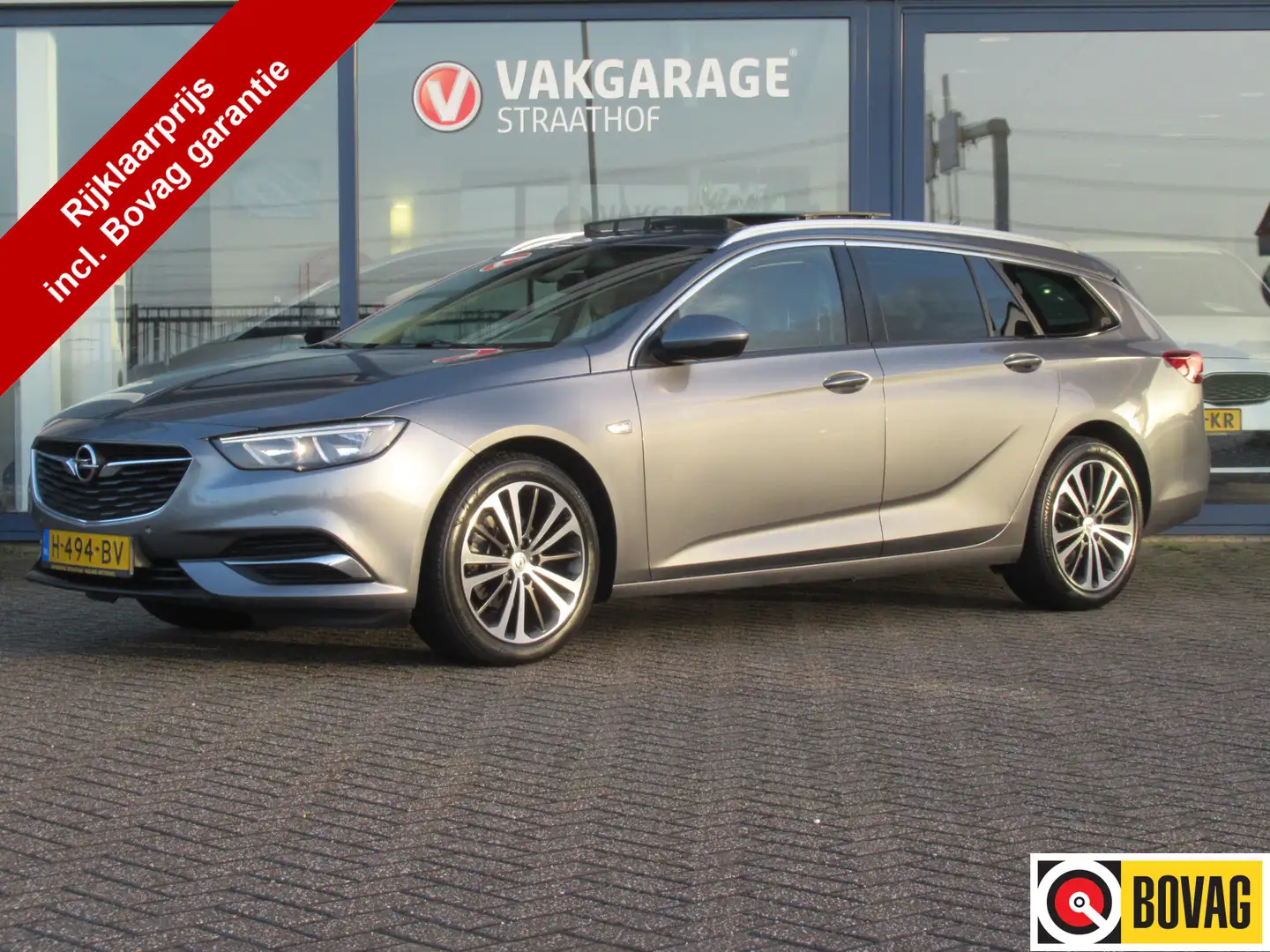 Opel Insignia Sports Tourer 1.5 Turbo 165 PK Business Executive, Grijs - 1