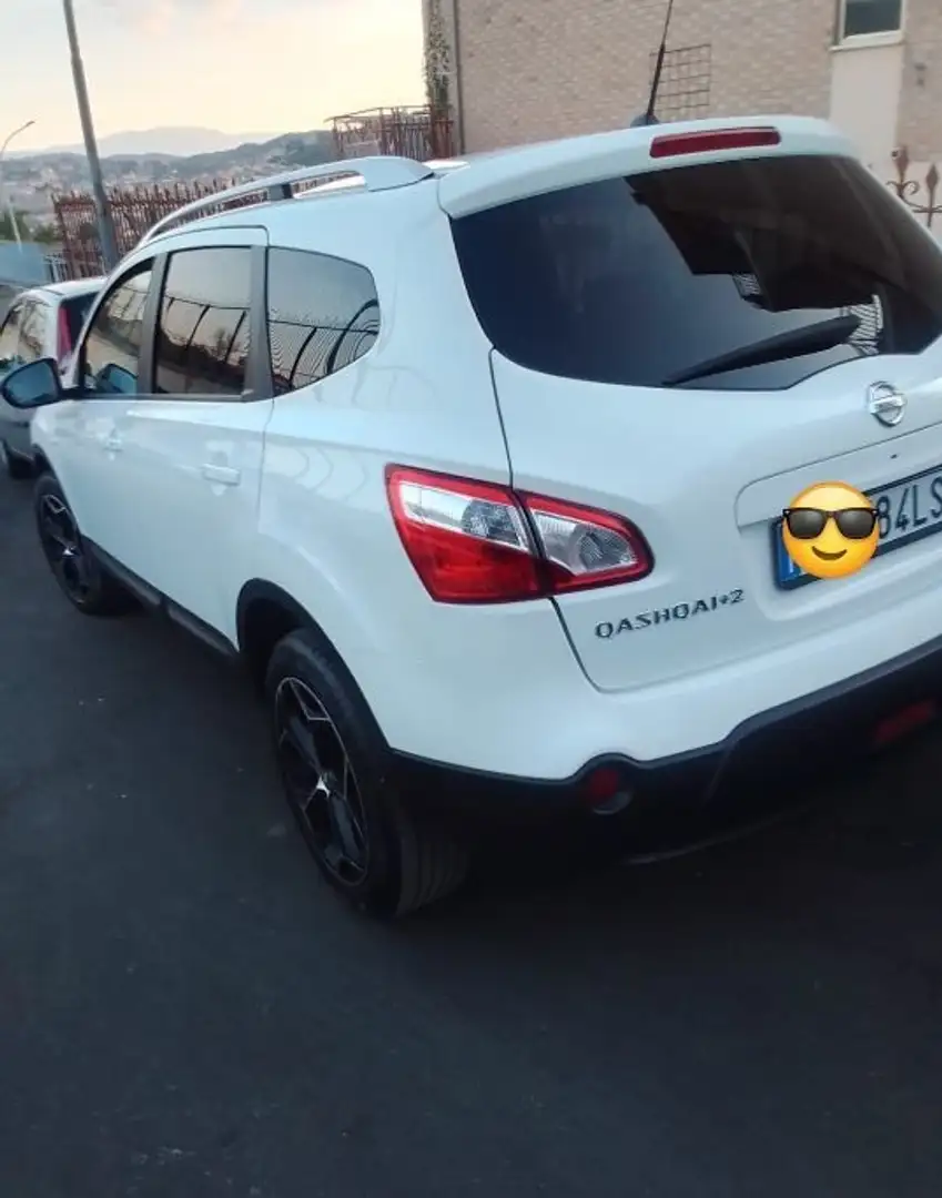 Nissan Qashqai+2 2.0 dci 4x4 allestimento tekna Bianco - 2