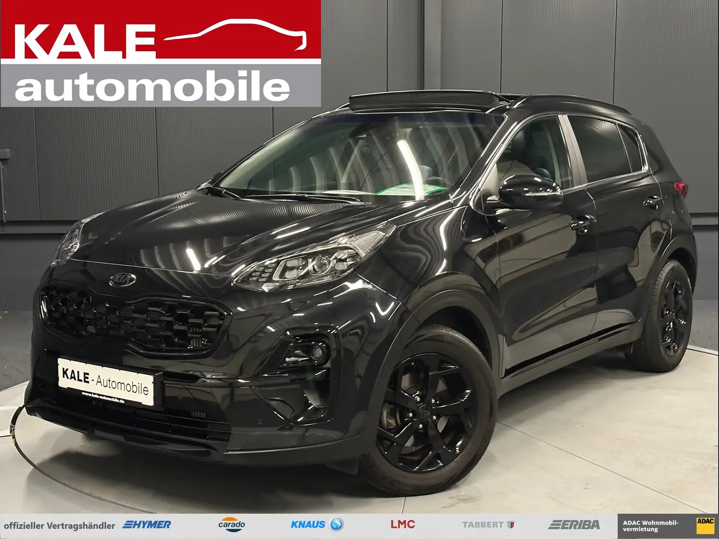 Kia Sportage Black Edition 4WD 4x4 *LEDER*PANORAMA*1.HAND* Zwart - 1