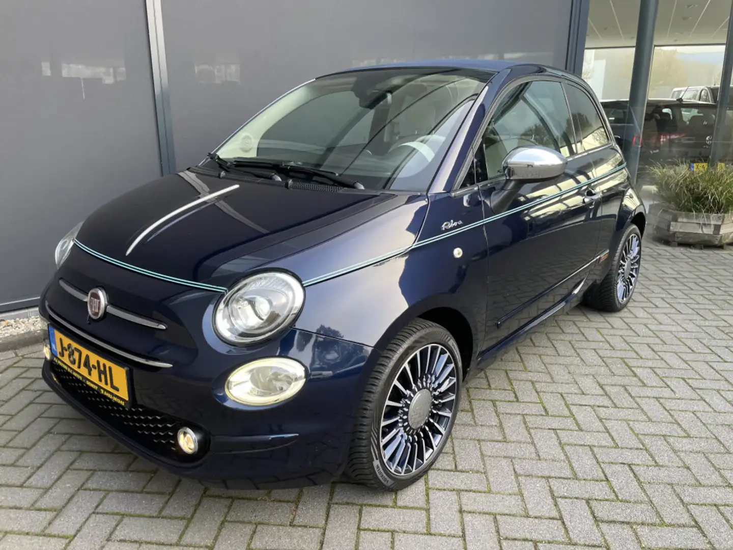 Fiat 500C 0.9 TwinAir Turbo Riva Speciale unieke uitvoering! Azul - 2