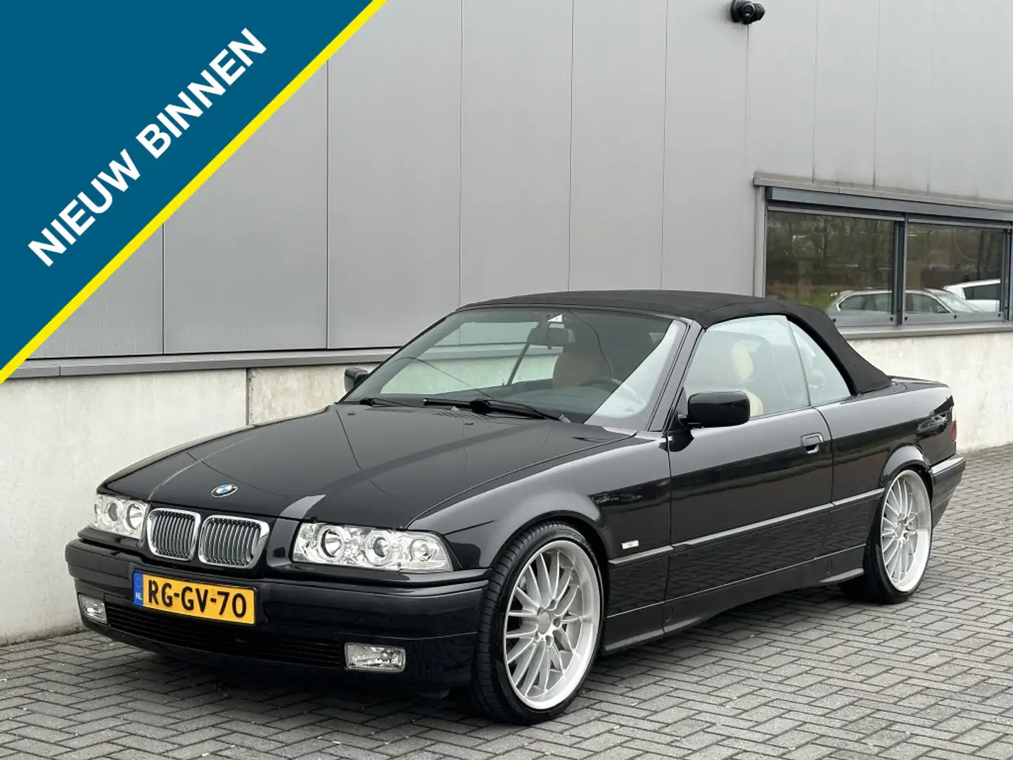 BMW 318 3-serie Cabrio 318i Executive ORG NL 2e Eigenaar C Negru - 1