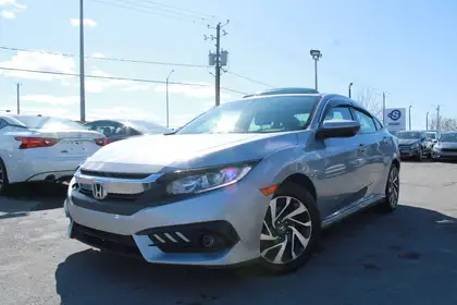 Gray 2016 Honda Civic Sedan Front-Wheel Drive Automatic