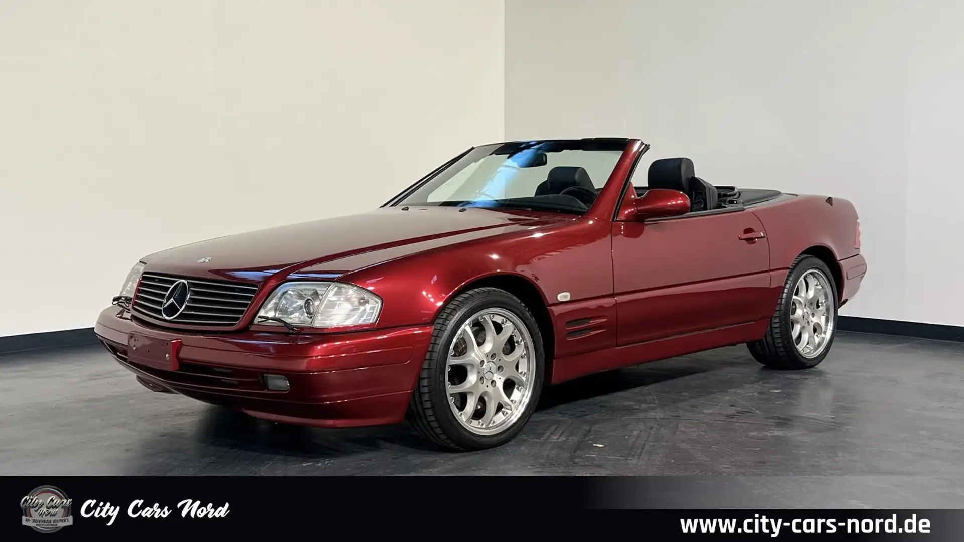 Mercedes-Benz SL 500 R129 XENON-SHZ-NAPPA-MEMORY-UNFALLFREI Rot - 1