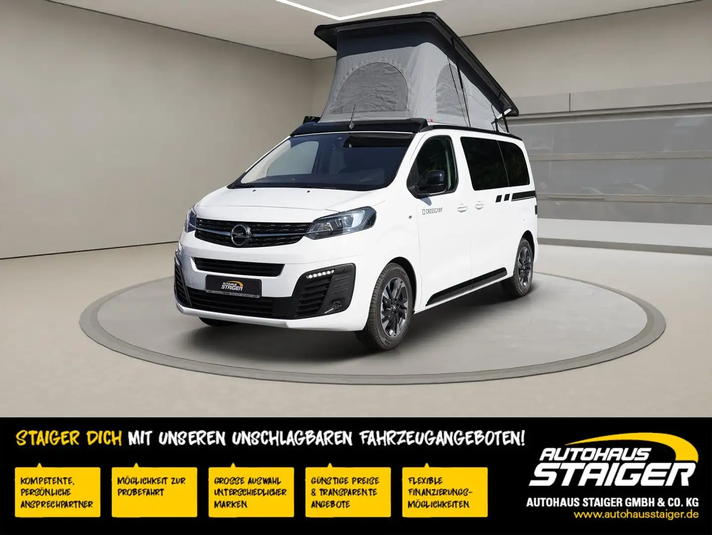 Opel Zafira Life Crosscamp Flex+Keyless+Markise+AHK+ Bílá - 1
