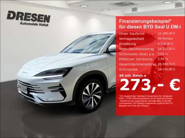 Byd SEAL U 1.5 Design Sitzheizung/Glasdach/LED/elektr.Heckkla