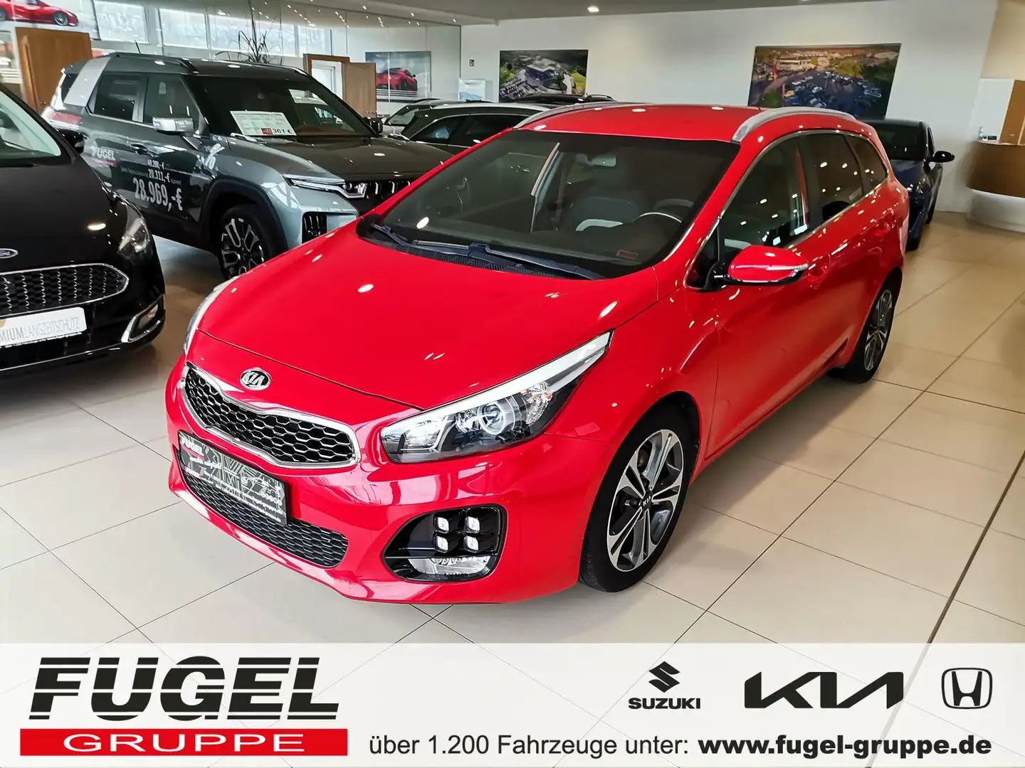 Kia Ceed SW / cee'd SW 1.0 TGDI GT-Line SHZ|Navi|RFK|Lenkradhzg. Rot - 1