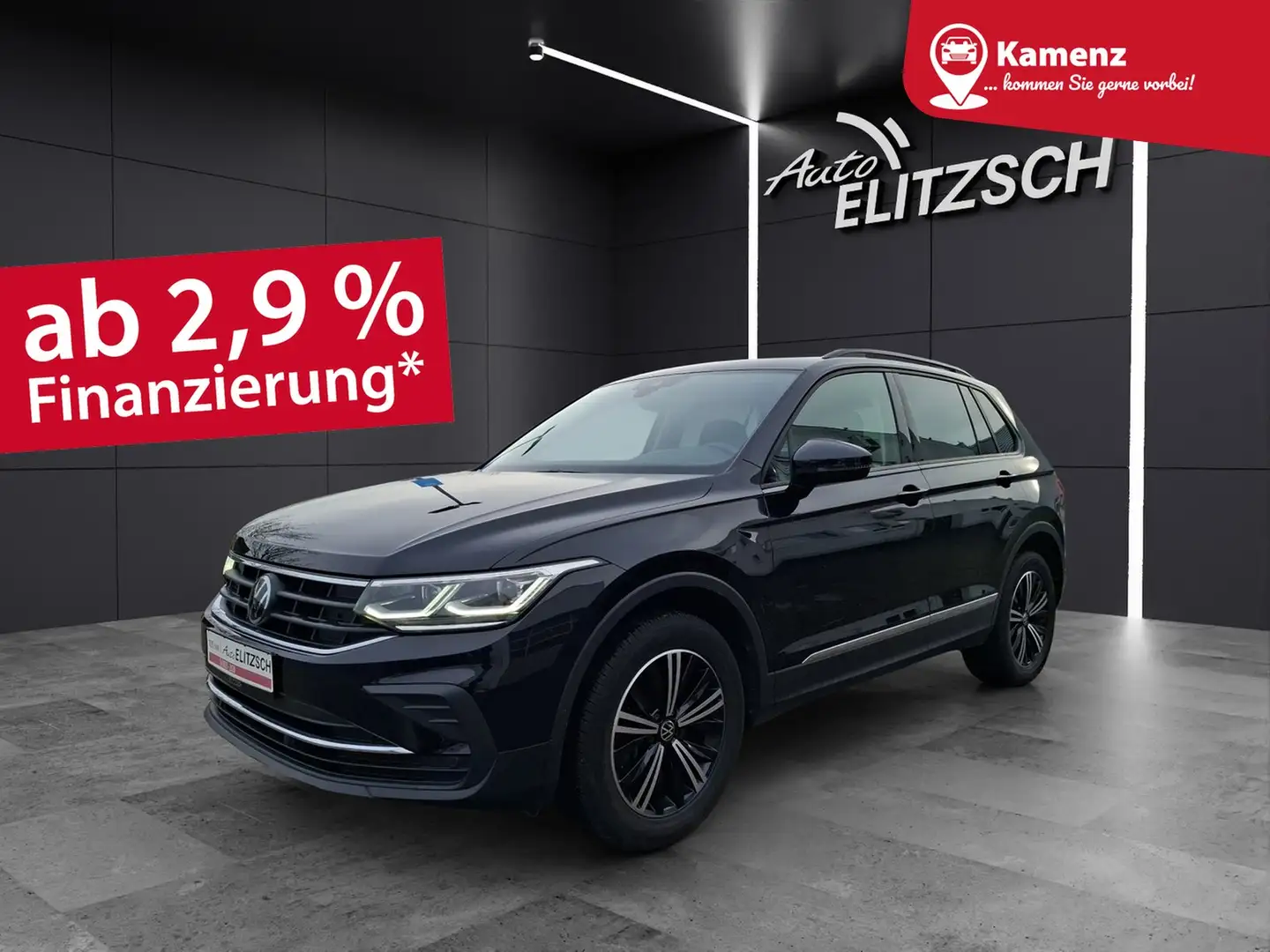 Volkswagen Tiguan TDI Life DSG 4M Standhzg Matrix Navi ACC HUD PD... Schwarz - 1