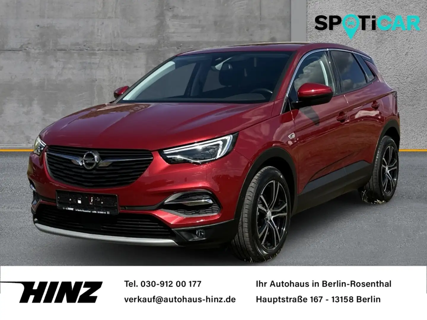 Opel Grandland INNOVATION 1.2 Turbo ,PDC,Klima,Navi,LED Rouge - 1