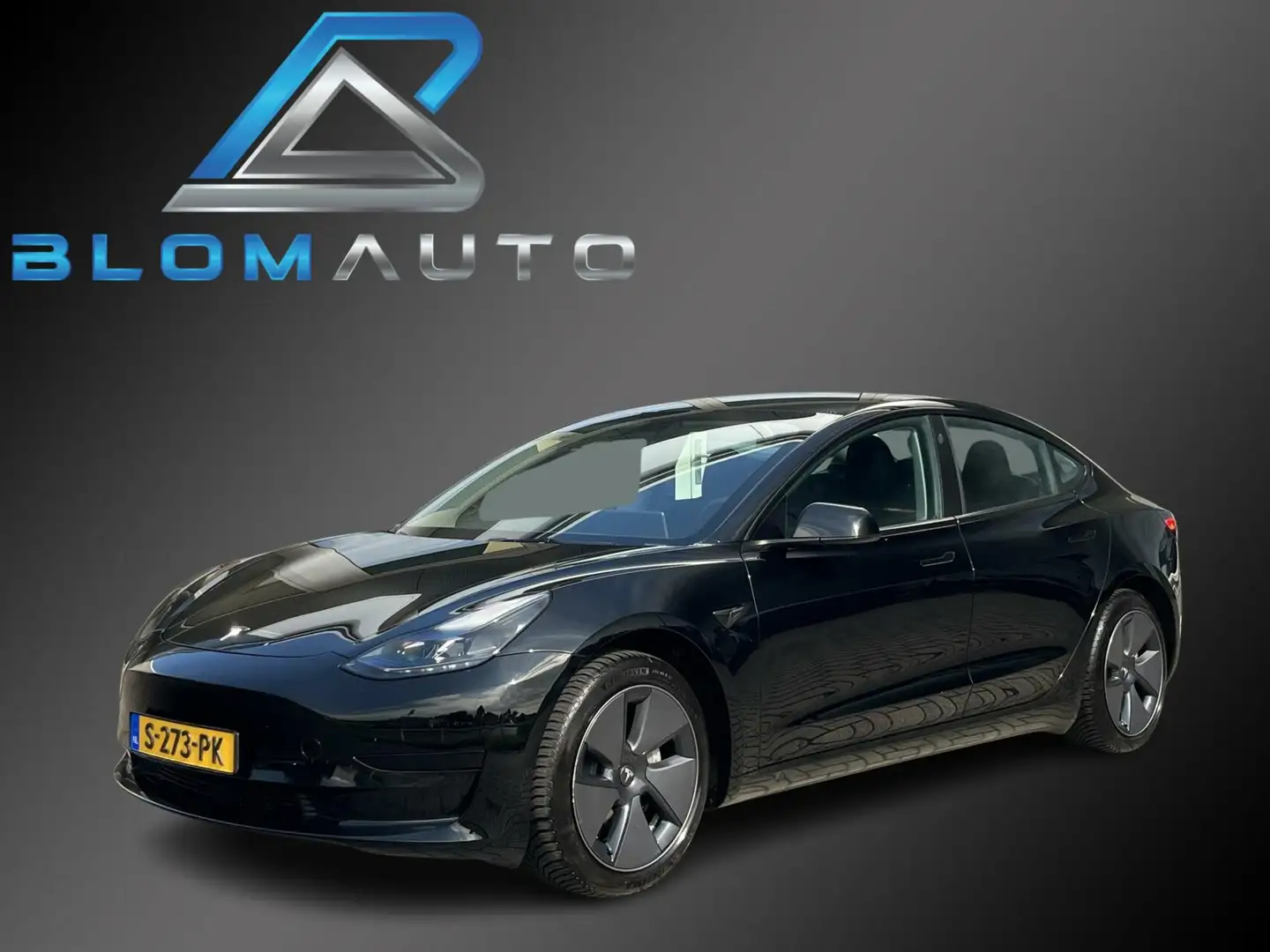 Tesla Model 3 SR RANGE PLUS AUTOPILOT+PANO+MARGE AUTO Zwart - 1