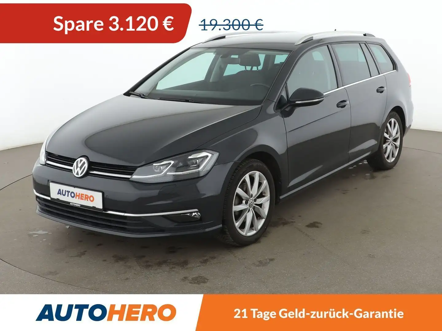 Volkswagen Golf 1.5 TSI ACT Highline BM Aut.*NAVI*LED* Grau - 1