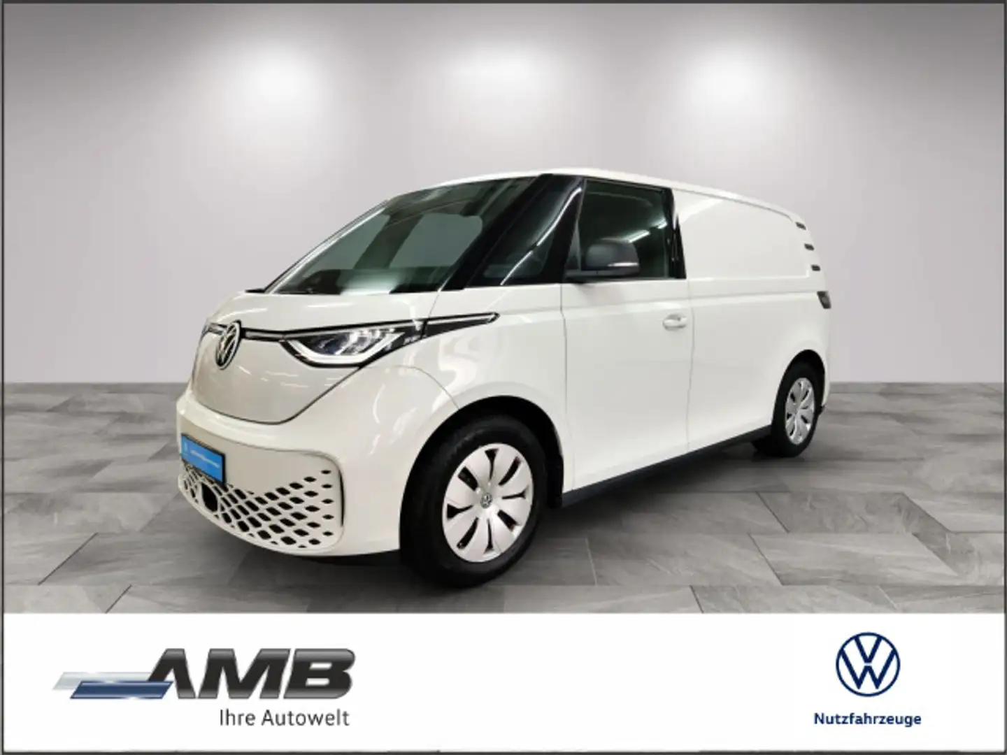 Volkswagen ID. Buzz Cargo 77kWh/LED/3-Sitze/RFK/Volllack Weiß - 1