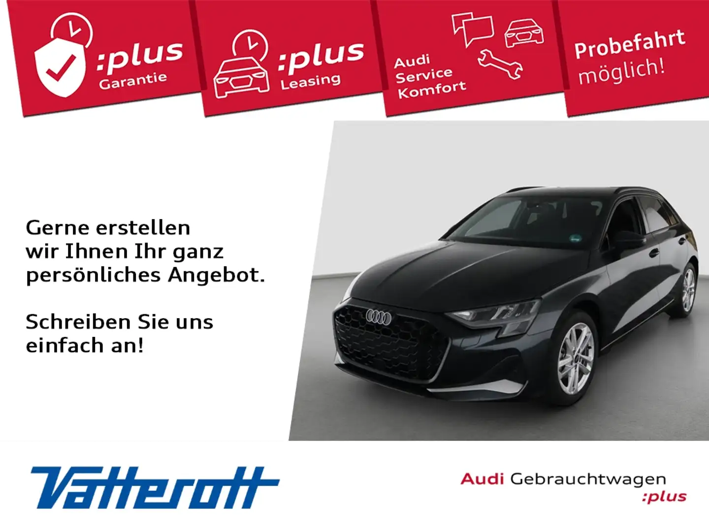 Audi A3 Sportback 35 TFSI advanced Navi AHK CarPlay Grau - 1