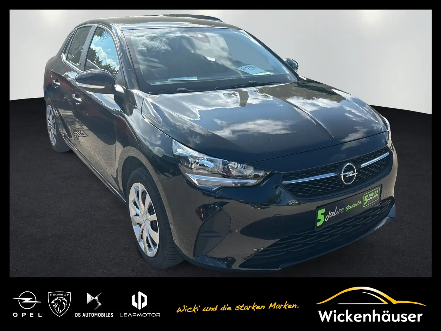 Opel Corsa-e Edition 5trg SHZ+KlimaA+PDC+W-Pumpe+AUT Schwarz - 1