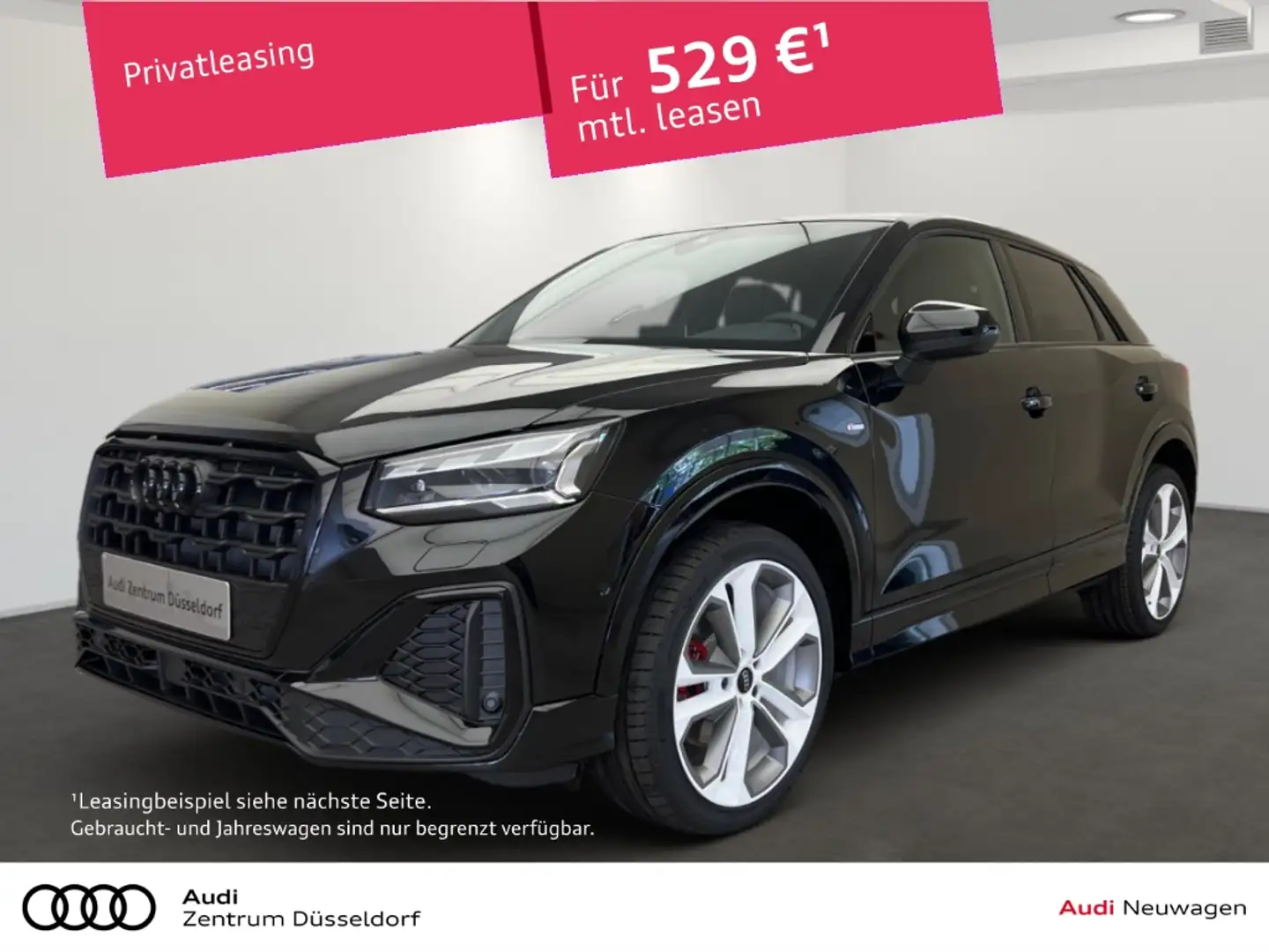 Audi Q2 S LINE 35 TFSI AHK Pano Leder uvm S-LINE Schwarz - 1