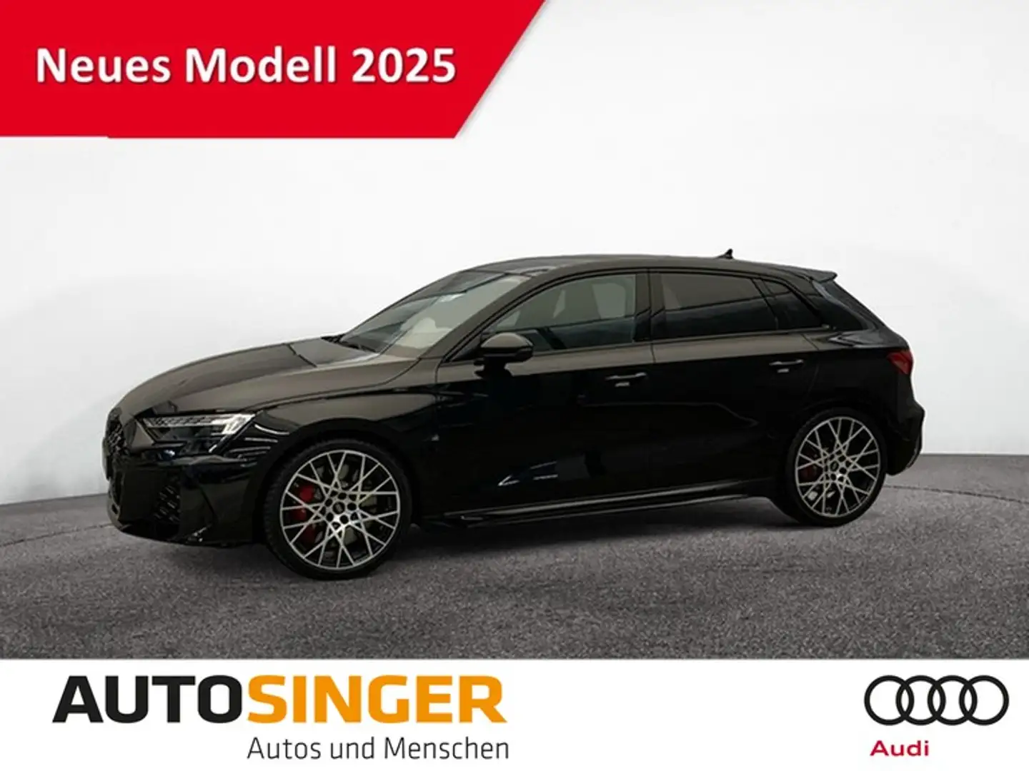 Audi RS3 RS 3 Sportback *RS-ABGAS*PANO*280*LEDER*MATRIX* Schwarz - 1