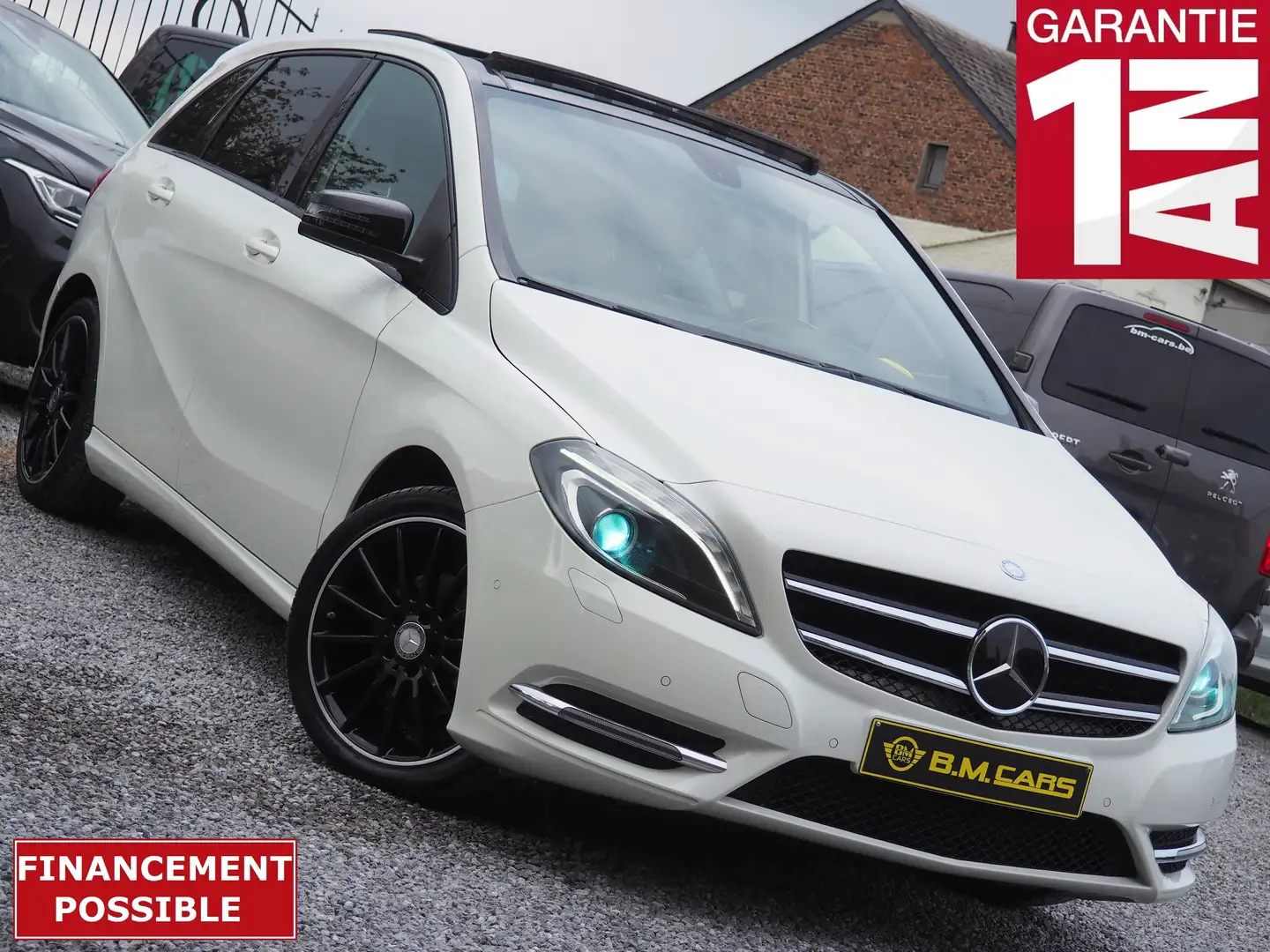Mercedes-Benz B 180 d ✅PACK AMG✅ CUIR-GPS-LED-PANO-PDC-JA-FULLL Blanc - 1