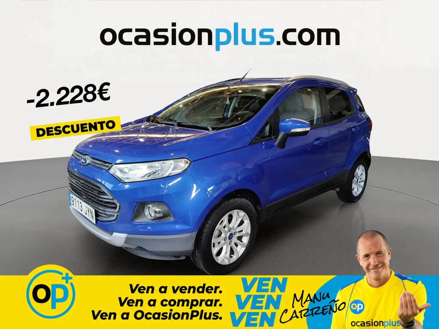 Ford EcoSport 1.0 EcoBoost Titanium 140 Azul - 1