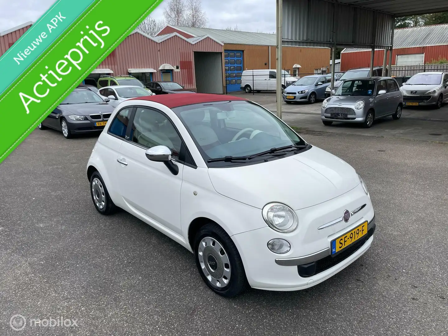 Fiat 500C 1.2 Pop | Cabriolet | Nu of Nooit Blanco - 1