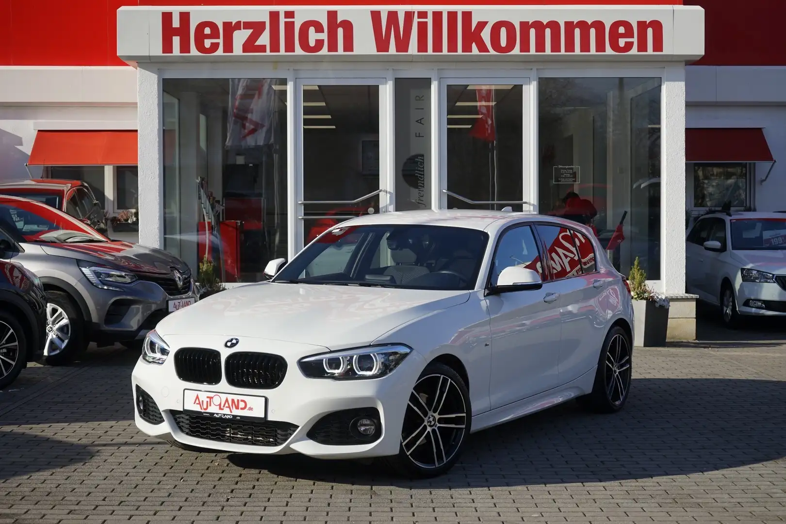 BMW 118 118i M Sport AAC LED NAVI SHZ DAB TEMPOMAT LIMITER Blanc - 2