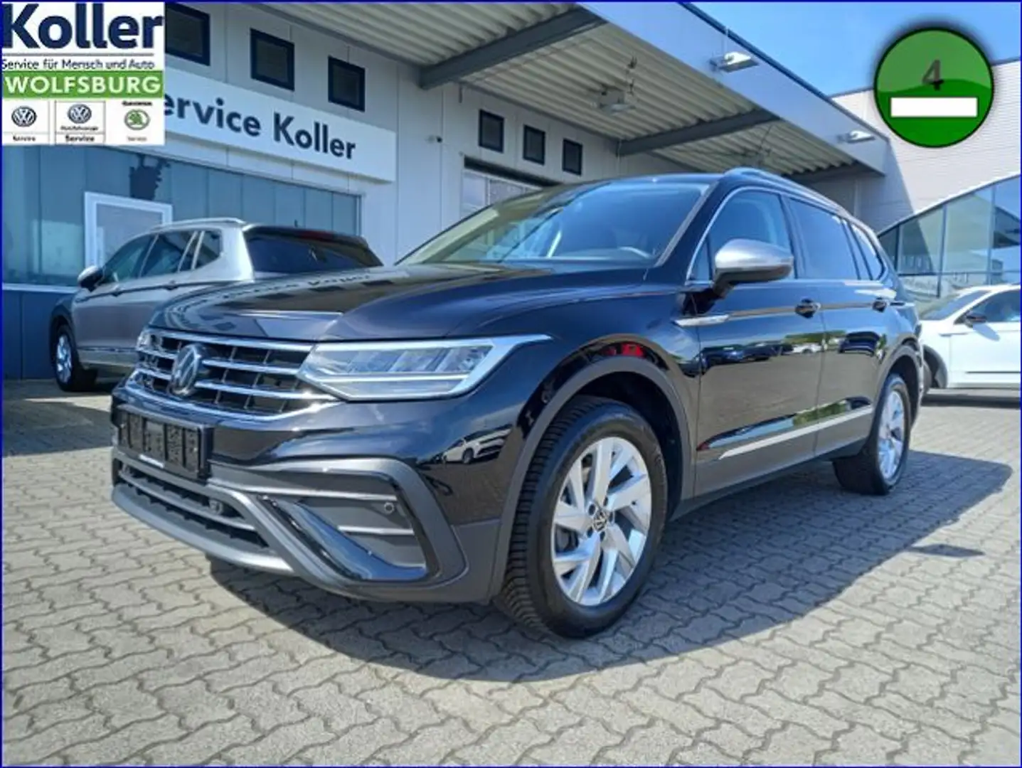 Volkswagen Tiguan Allspace 2.0 TDI DSG AHK 7 Sitze Kamera Nero - 2